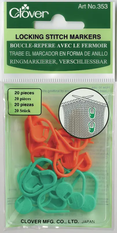Clover Markeringslåse (orange/grøn)