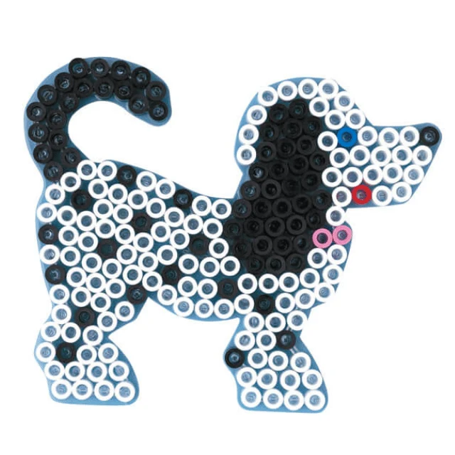 Plaque Maxi Transparente Hama Pour Perles à Repasser - Motif Chien, Loisir Créatif Enfant (à Partir De 3 Ans)