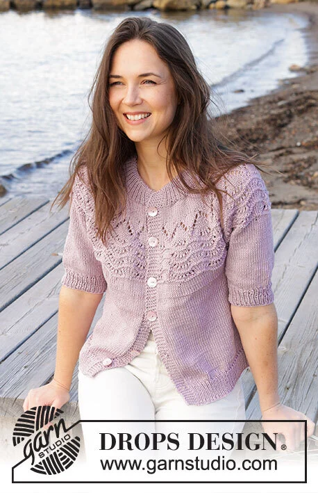 241-31 Hope Bay Cardigan by DROPS Design