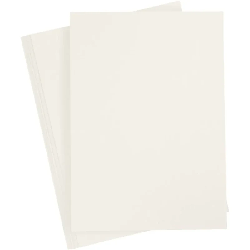 Papir, 20 stk, A4 - Råhvid
