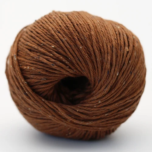 Erika Knight Gossypium Cotton Tweed 33 Valnøddebrun