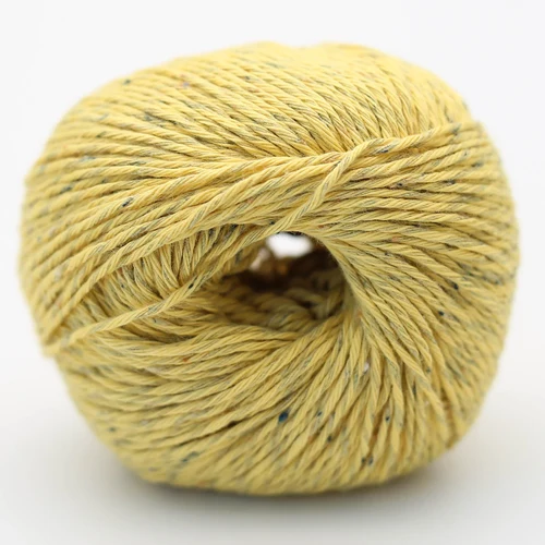 Erika Knight Gossypium Cotton Tweed 31 Citrontærte gul