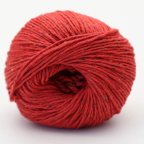 Erika Knight Gossypium Cotton Tweed 30 Ægte rød