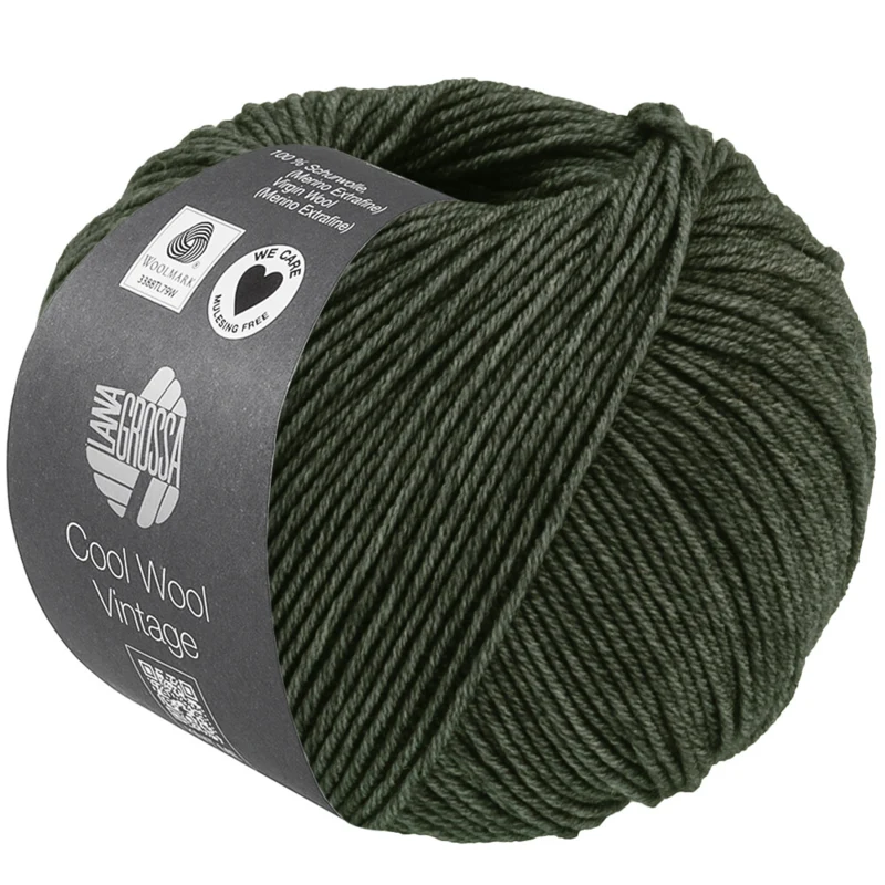 Lana Grossa Cool Wool Vintage 93 Skovgrøn