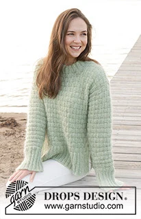 Scottish Thistle Sweater by DROPS Design