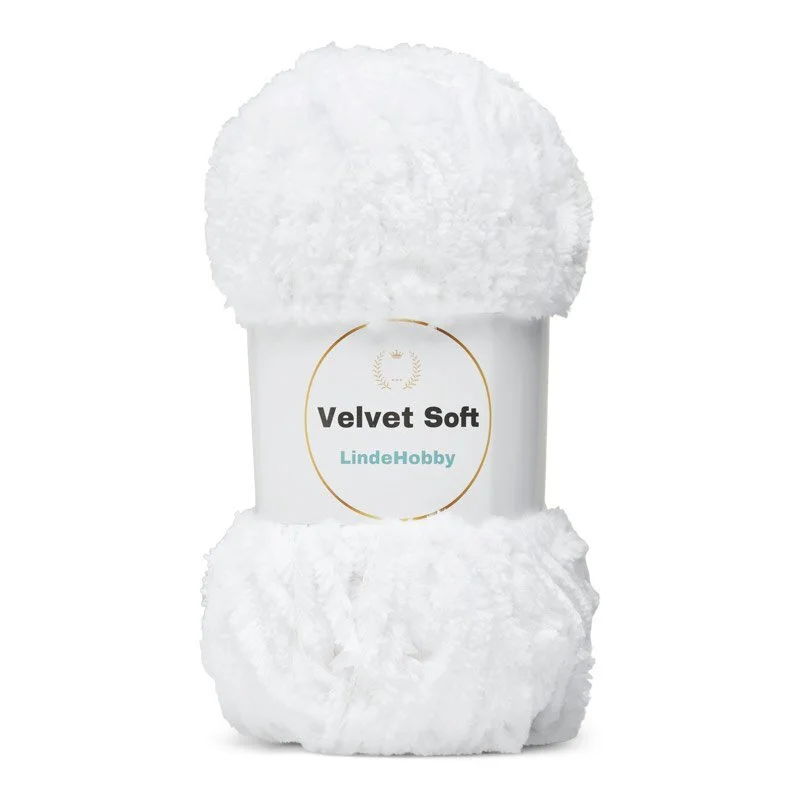 LindeHobby Velvet Soft 2 Hvid