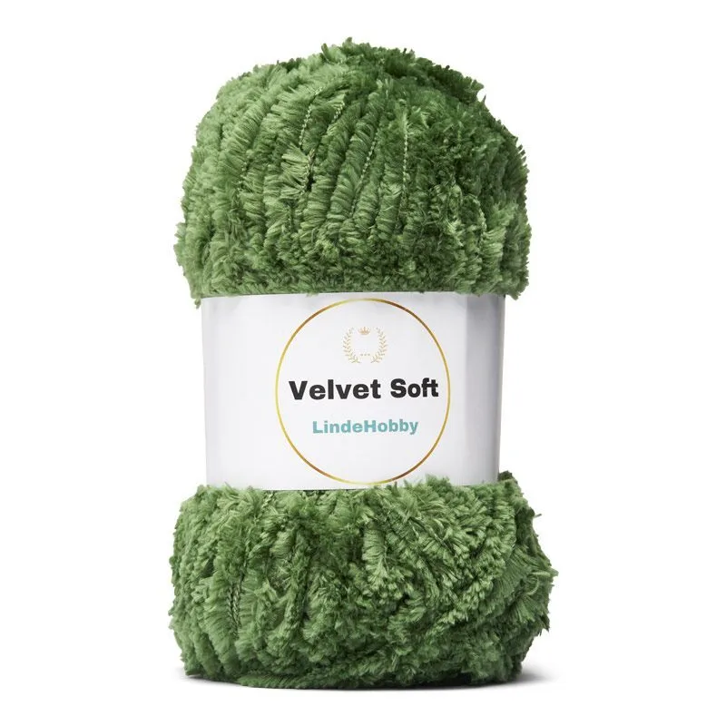 LindeHobby Velvet Soft 17 Olivengrøn