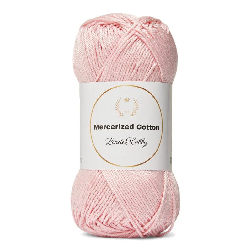 LindeHobby Mercerized Cotton 9 Lys rosa