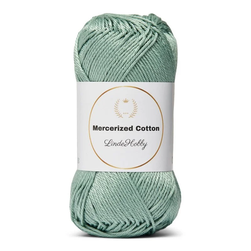 LindeHobby Mercerized Cotton 19 Antik grøn