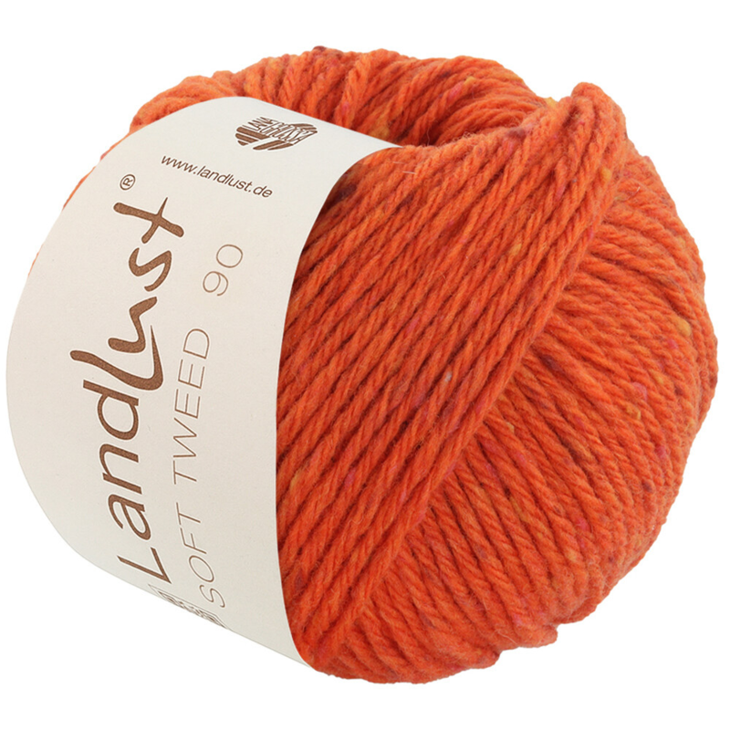 Lana Grossa Landlust Soft Tweed 90 24 Orange meleret