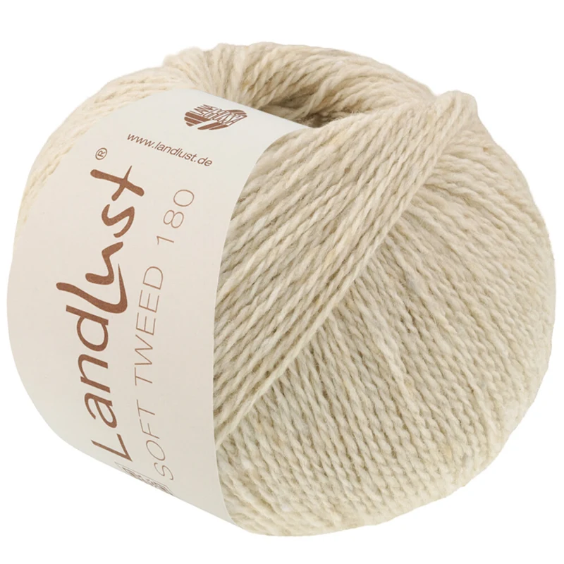 Lana Grossa Landlust Soft Tweed 180 136 Muslingekalk meleret