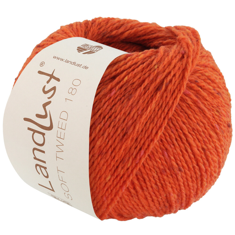 Lana Grossa Landlust Soft Tweed 180 124 Orange meleret