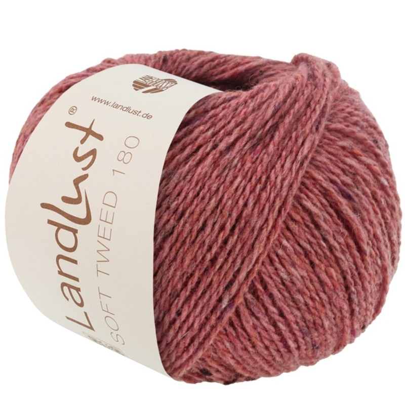 Lana Grossa Landlust Soft Tweed 180 128 Gammelrosa meleret