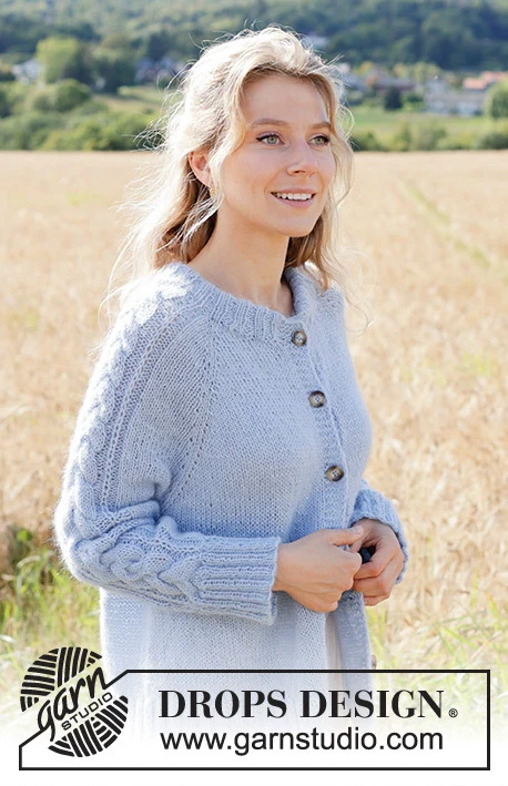 250-14 Aisling Cardigan by DROPS Design