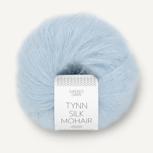 Sandnes Tynn Silk Mohair 6012 Lys blå