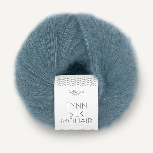 Sandnes Tynn Silk Mohair 6552 Isblå