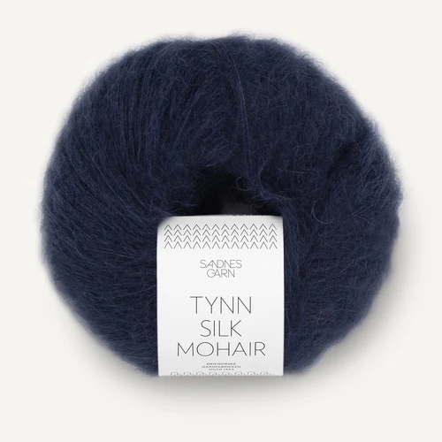 Sandnes Tynn Silk Mohair 5581 Dyb marine