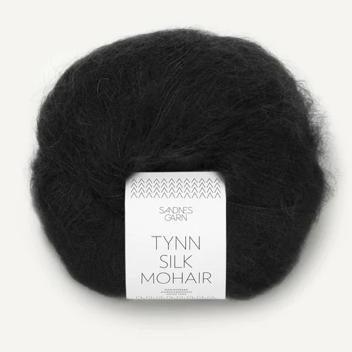 Sandnes Tynn Silk Mohair 1099 Sort