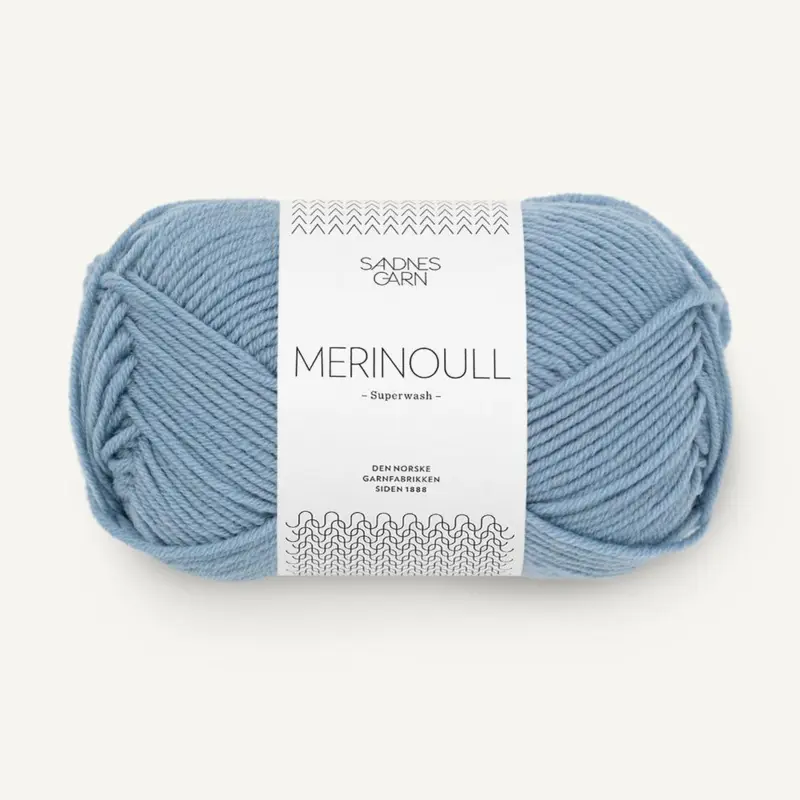 Sandnes Merinoull 6032 Blå Hortensia