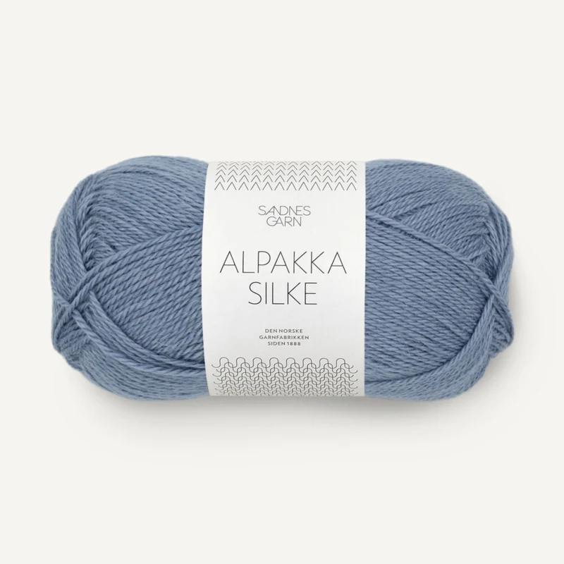 Sandnes Alpakka Silke 6052 Jeans Blå