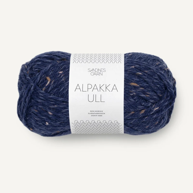 Sandnes Alpakka Ull 5585 Marineblå Tweed