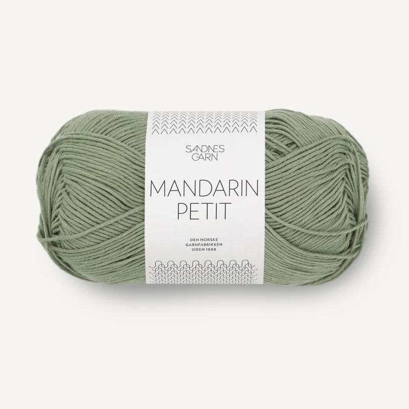 Sandnes Mandarin Petit 9041 Støvet Lys Grøn