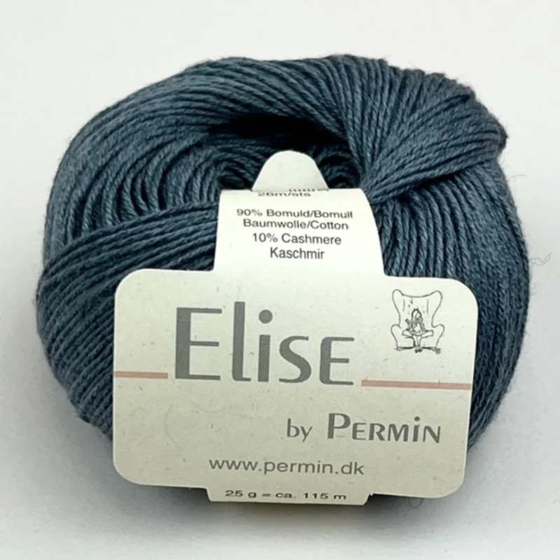 Permin Elise 33 Støvet indigo