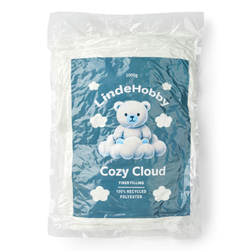 LindeHobby Cozy Cloud Genanvendt Fyldevat 1000 g