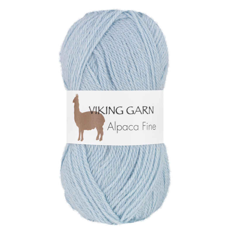 Viking Alpaca Fine 624 Lys blå