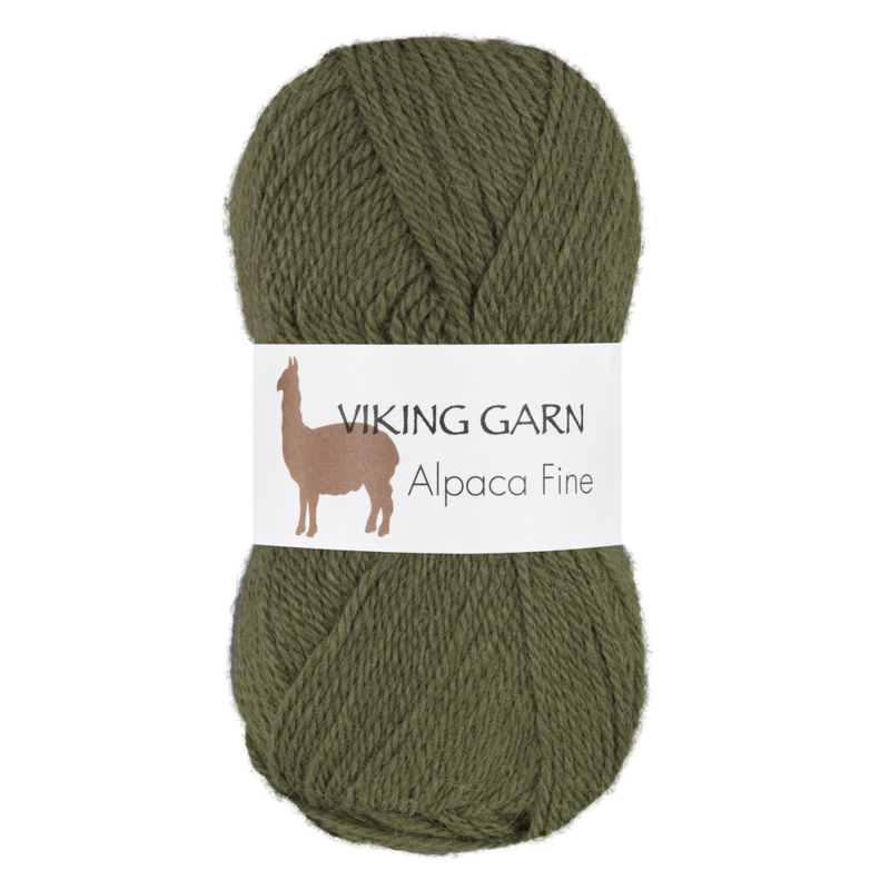 Viking Alpaca Fine 636 Mørk grøn