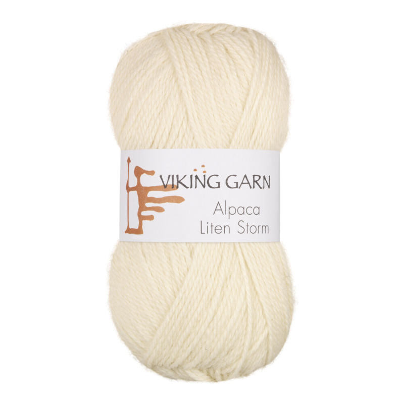 Viking Alpaca Liten Storm 702 Naturhvid