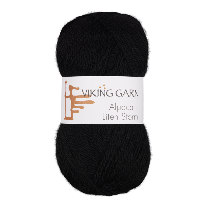 Viking Alpaca Liten Storm 703 Sort