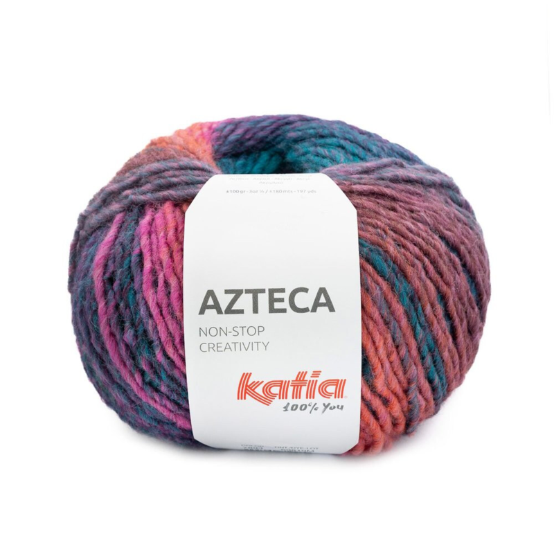 Katia Azteca 93 Petroleum-fuchsia