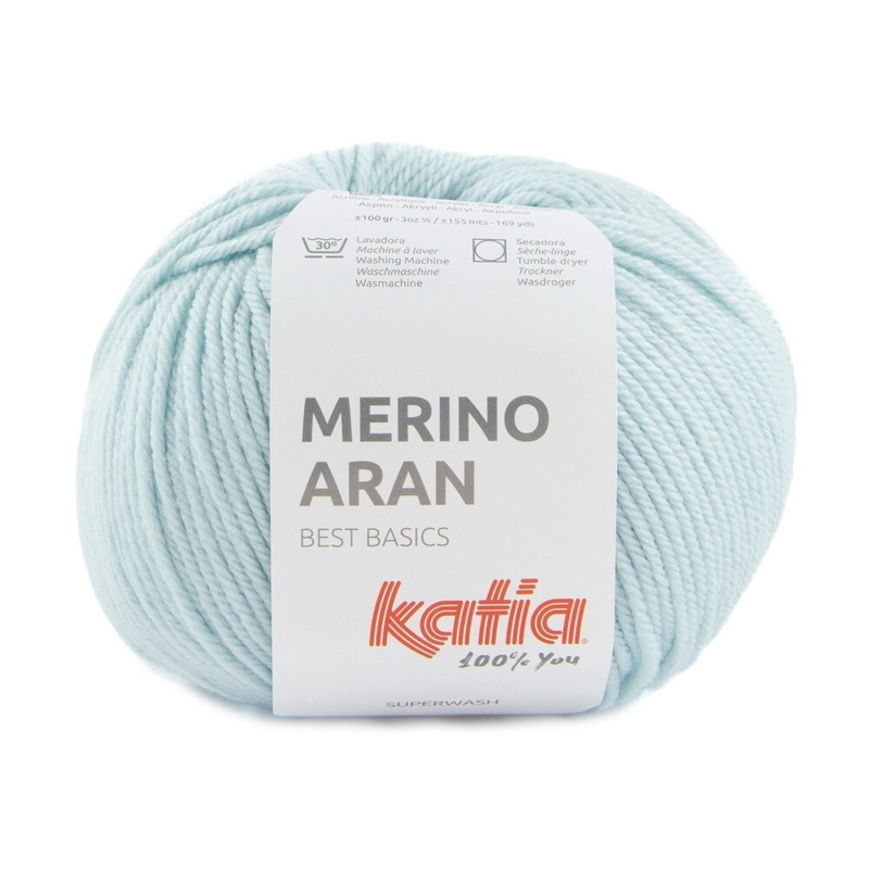 Katia Merino Aran 097 Lys himmelblå