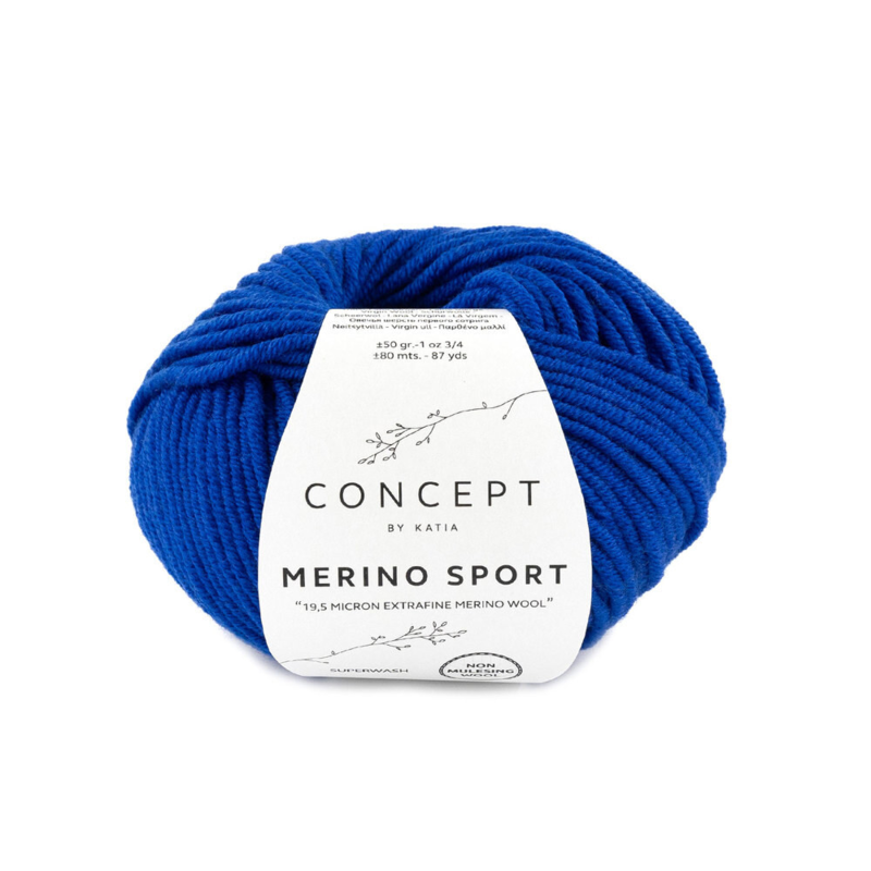 Katia Concept Merino Sport 040 Natblå