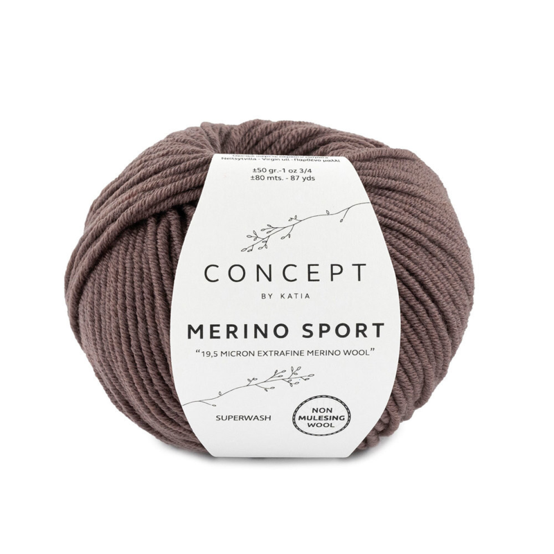 Katia Concept Merino Sport 061 Aubergine