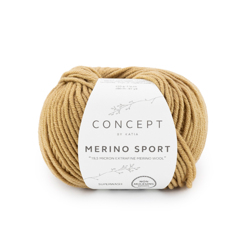 Katia Concept Merino Sport 074 Kamel