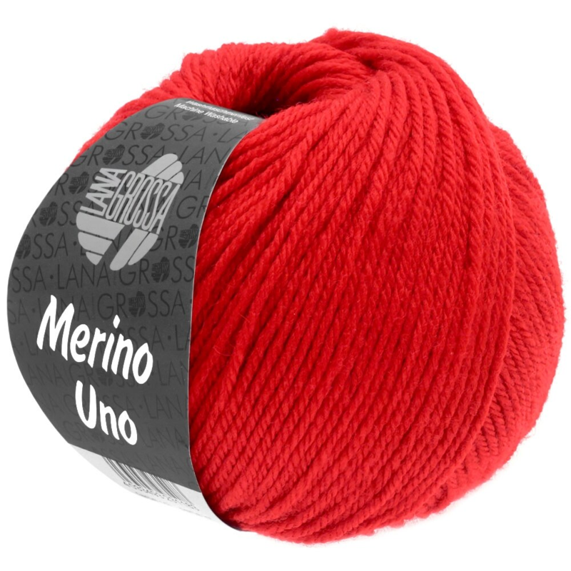 Lana Grossa Merino Uno 26 Rød