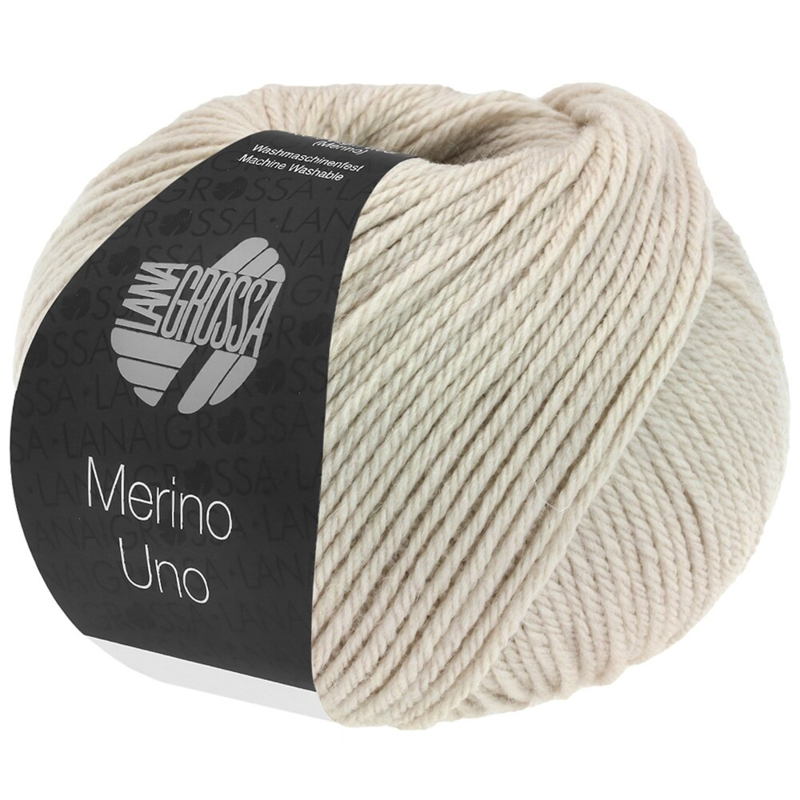 Lana Grossa Merino Uno 74 Gråbeige