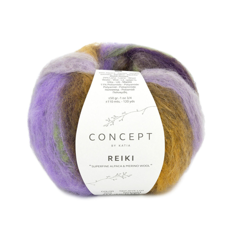 Katia Concept Reiki 203 Lilla-Grøn-Oker