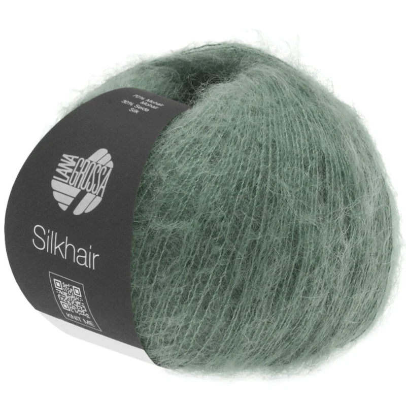 Lana Grossa Silkhair 127 Mosgrøn