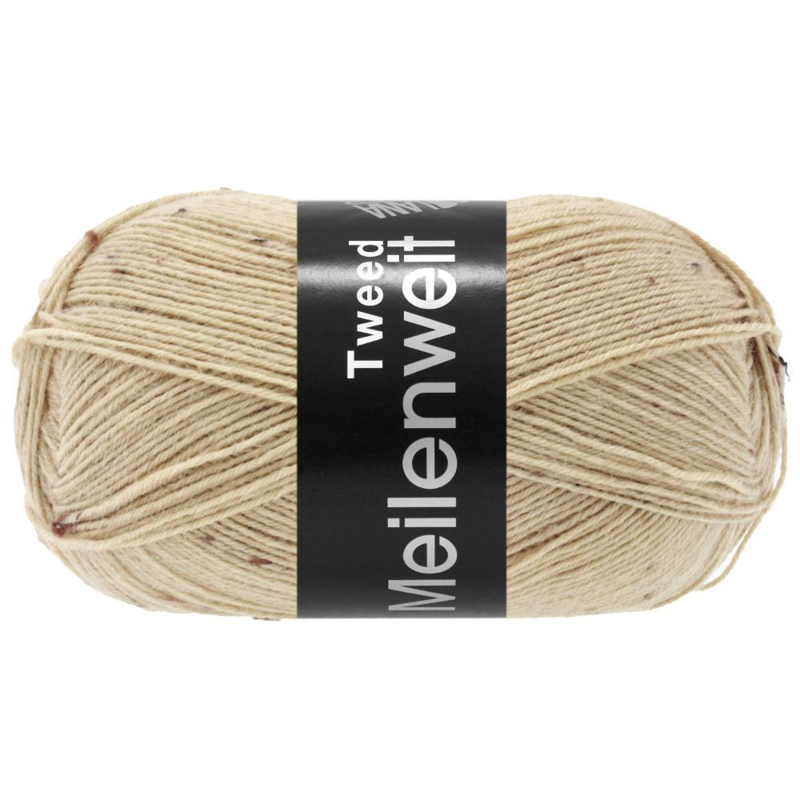 Lana Grossa Meilenweit 100 Tweed 178 Beige meleret