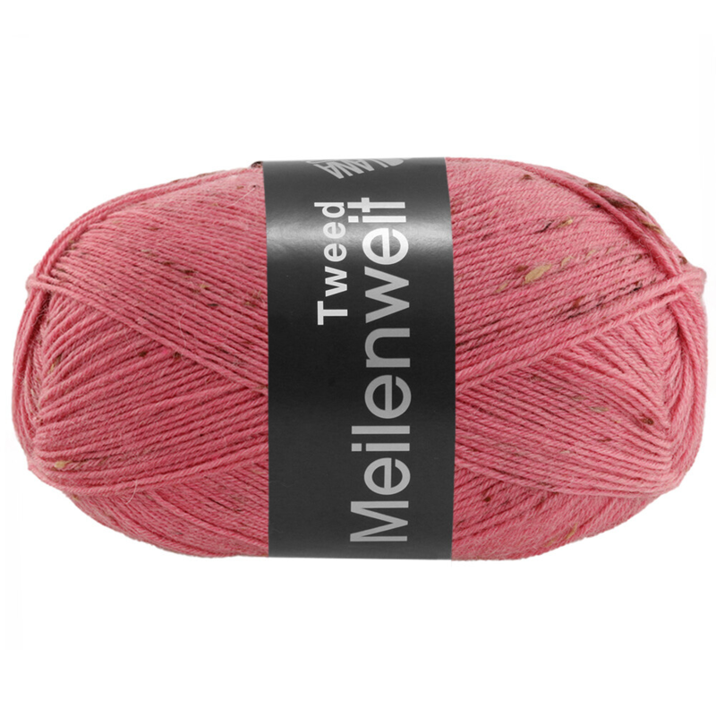 Lana Grossa Meilenweit 100 Tweed 175 Nellike rosa