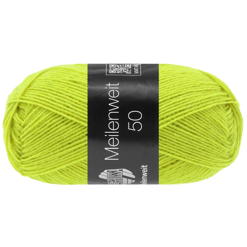 Lana Grossa Meilenweit 50 1425 Limegrøn