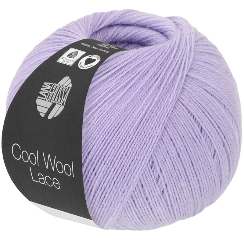 Lana Grossa Cool Wool Lace 47 Lilla