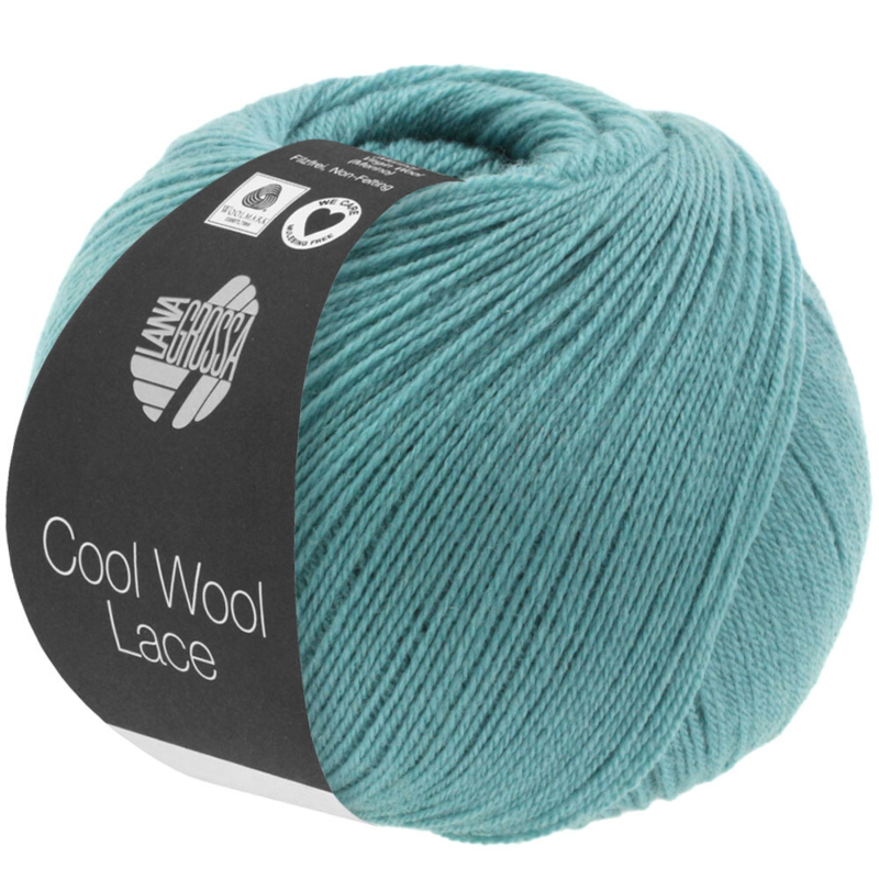 Lana Grossa Cool Wool Lace 05 Mintturkis