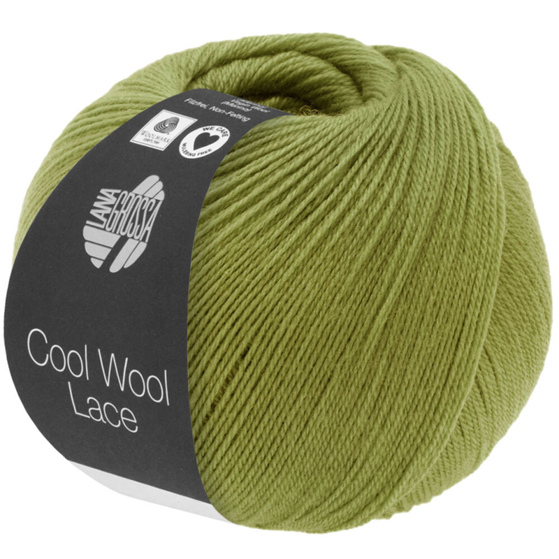 Lana Grossa Cool Wool Lace 38 Oliven