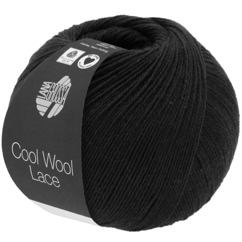 Lana Grossa Cool Wool Lace 24 Sort