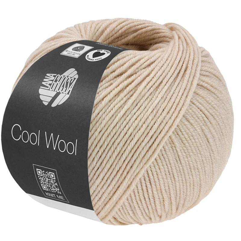 Lana Grossa Cool Wool Mélange 1507 Beige meleret