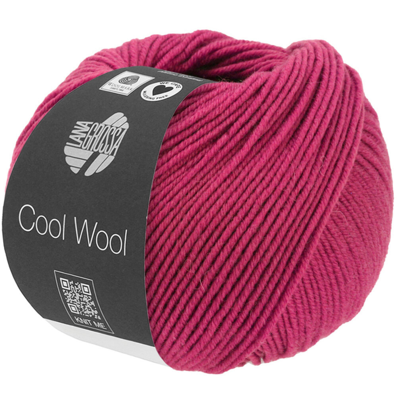 Lana Grossa Cool Wool Mélange 1432 Indisk rød meleret